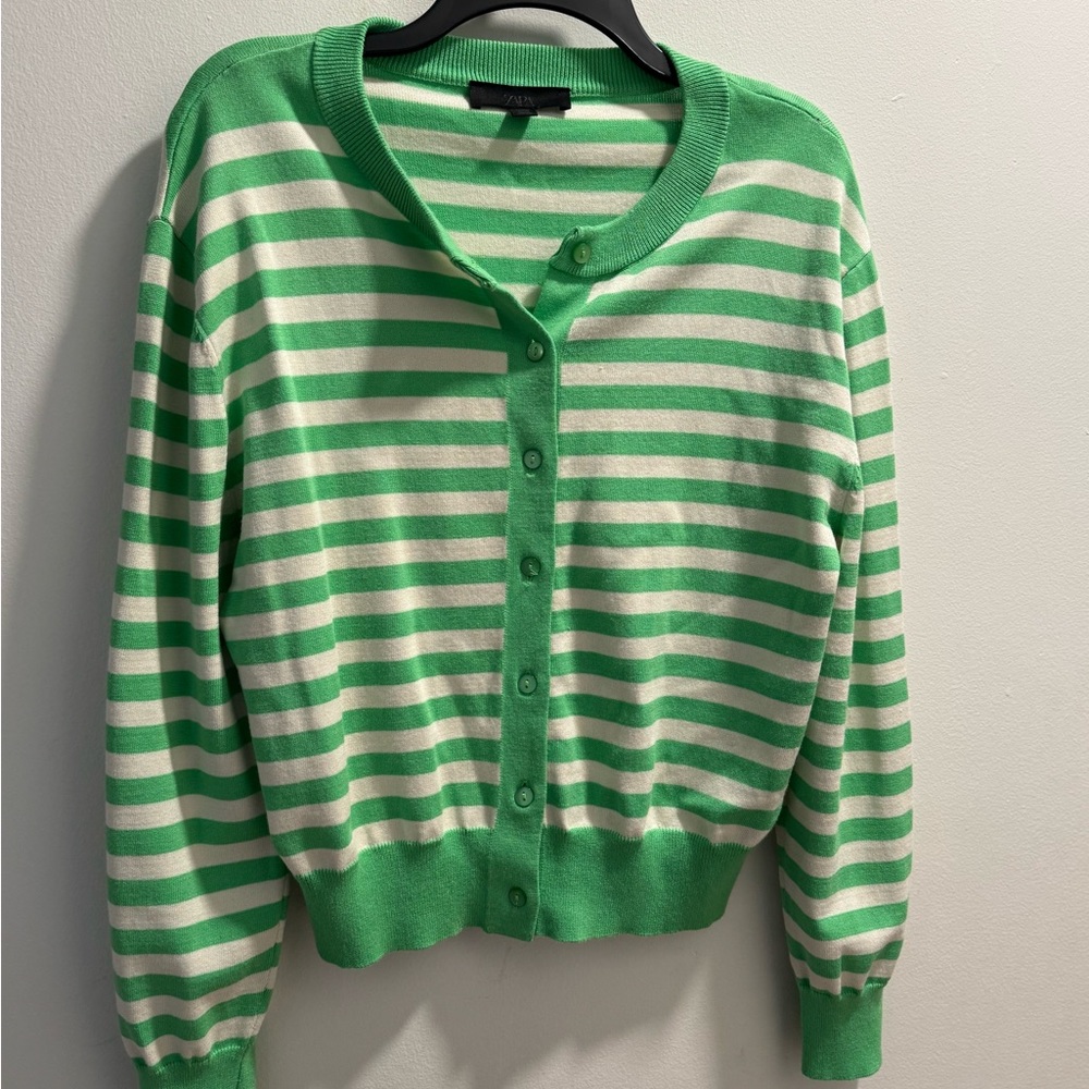 Zara Striped Cardi